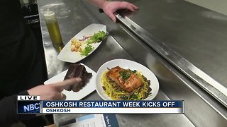Oshkosh Restaurant Week making a an appetizer