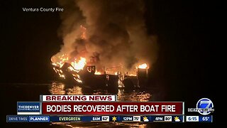 Bodies recovered after California boat fire