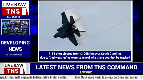 F-35 pilot ejected from $100M jet over South Carolina due to ‘bad weather’