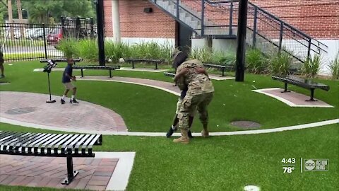 Mom surprises son, little brother after 6-month deployment