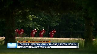 Football coach suspended after creatine, protein powder investigation