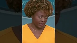 Look how NERVOUS Karine Jean-Pierre gets when asked about Hunter Biden