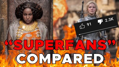 Lord of the Rings Fake Superfans Compared - Why Was Only 1 Rings of Power Video Deleted From UK?