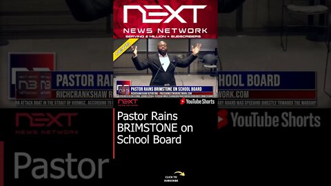 Pastor Rains BRIMSTONE on School Board #shorts
