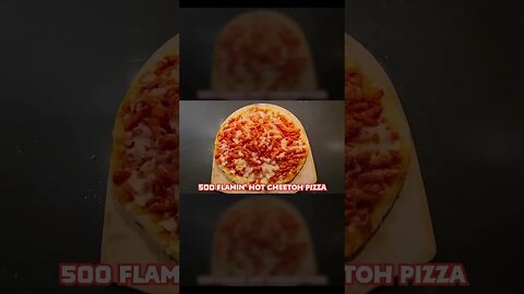 500 Flamin’ Hot Cheeto Pizza (Weirdoughs) #shorts