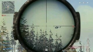 Crazy snipe shot