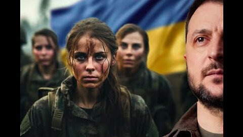 "Women must report for duty!" Ukraine desperately calling girls to fight | Redacted News