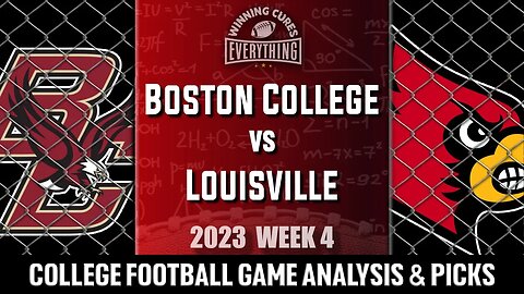 Boston College vs Louisville Picks & Prediction Against the Spread 2023 College Football Analysis