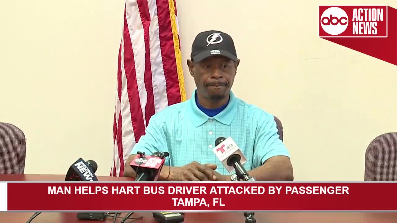 'Our job is never done': Army veteran who saved HART bus driver during attack shares his story