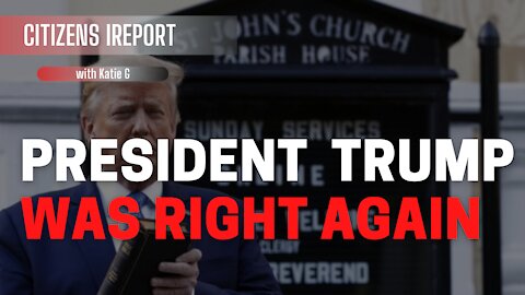President Trump was RIGHT AGAIN AGAIN!