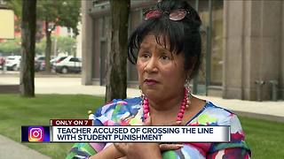 Teacher accused of crossing the link with student punishment