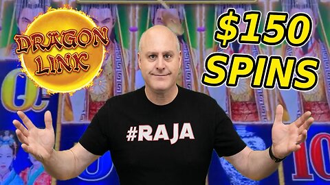 TOO MANY WILDS TO COUNT! 🤑 $150/SPIN WINS MASSIVE DRAGON LINK JACKPOT!