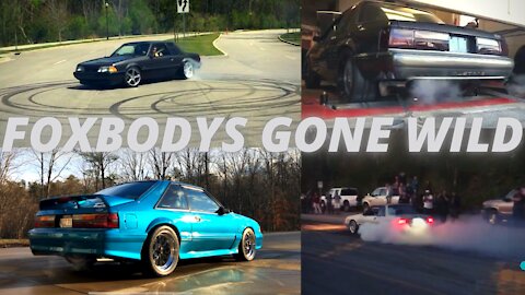 Fox Body 5.0 Mustang Exhaust Sounds, Cold Starts, Burnouts, Doughnuts, & Dyno Compilation Vol. 1
