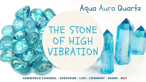 💎 GemWorld Presents: 3 Reasons Aqua Aura Quartz can cause high vibrational energy - are you ready?