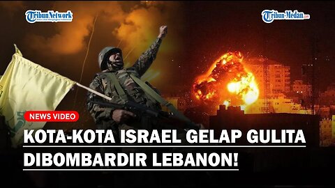 WARGA ISRAEL Ketakutan, Kota-kota Gelap Gulita Imbas Dihantam Rentetan Roket dari Lebanon!