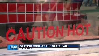 Preparing for hot weekend at the State Fair