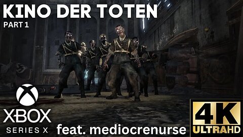 Call of Duty: Black Ops Zombies Split-Screen Gameplay feat. mediocrenurse | Kino der Toten | Part 1