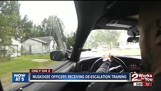 Muskogee Officers reciving training