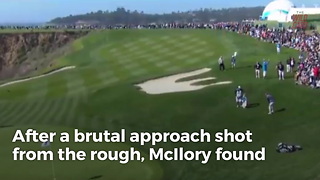 Rory McIlroy Saves Par With Incredible Chip