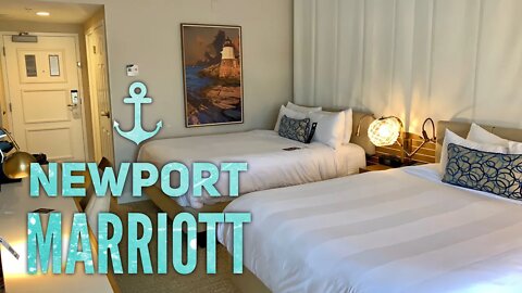 Downtown Newport, Rhode Island Marriott Room Tour