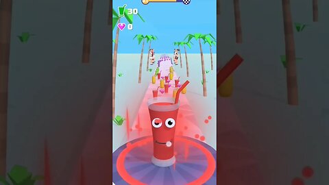 Juice run #shorts #satisfying #mobilegame @Dailyclips892 oggy and jack