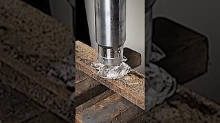 Hydralic Press Glass Lens EXPLODES