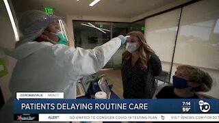 Fewer patients delaying routine care due to pandemic