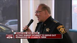 Gov. Walker: Acting Milwaukee Sheriff Schmidt serve out Clarke's term
