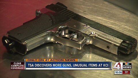 KCI on track for record number of guns discovered in carry-on bags this year