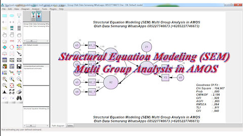 Structural Equation Modeling (SEM) Multi Group Analysis in AMOS