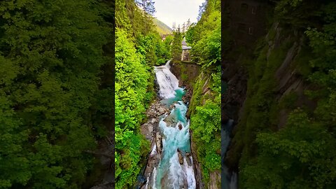 A Breathtaking Waterfall in the Austrian Alps | 🎧Pines and Wind Kissed Waters by Pamela Storch