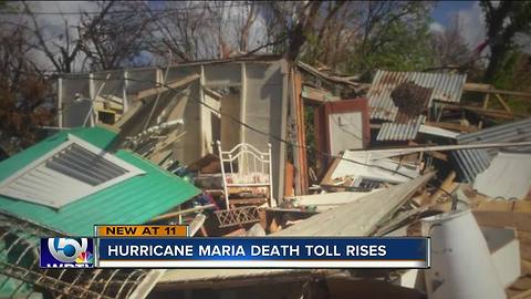 Hurricane Maria death toll rises