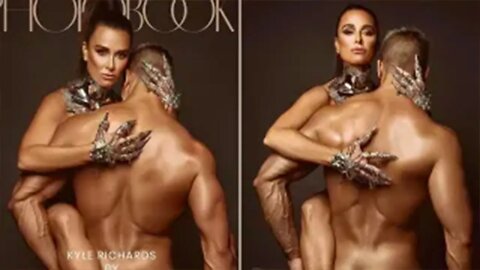 'Real Housewives' star Kyle Richards poses for steamy magazine cover ahead of 'Halloween Ends' premi