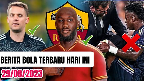 Deal! AS Roma Pinjam Lukaku,Madrid Terancam Ditinggal Vinicius,Manuel Neur, Berita Bola Terbaru,