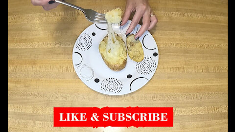 Oven Baked Stuffed Potatoes with Cheese Recipe Quick, Healthy and Easy
