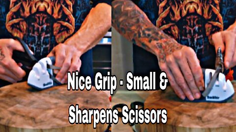 Unboxing - Small Kitchen Knife Sharpener with Scissor Sharpener