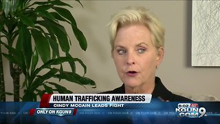 Cindy McCain fighting human trafficking