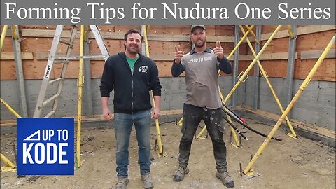 Forming Tips for Nudura One Series