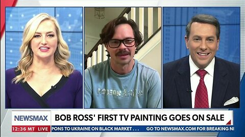 Bob Ross' first TV painting goes on sale