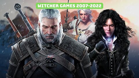 The Witcher Games | Evolution Of Witcher | 4K 60FPS