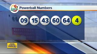 Winning Powerball Numbers For Aug. 16, 2017