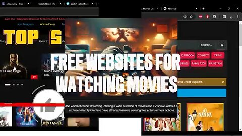 Top 5 Free websites for watching movies online .Say Goodbye to paid subscriptions