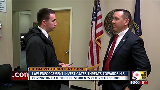 Law enforcement investigates threats toward Covington Catholic High School