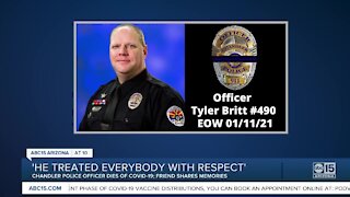 Remembering Chandler Police Officer Tyler Britt, who passed away after contracting COVID-19