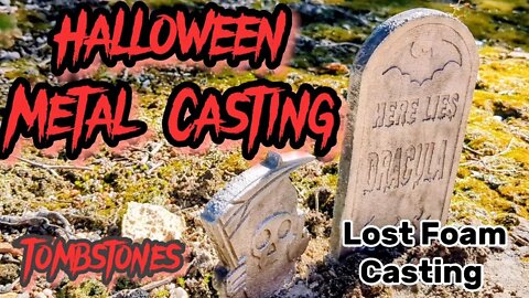 Halloween Tombstone - Dracula Tombstone -Halloween Casting Series (Episode 2)