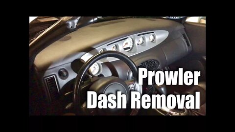 How to remove the Plymouth Prowler dashboard