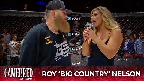 Roy 'Big Country' Nelson Cage Interview | Gamebred Bareknuckle 4