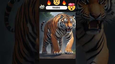 Don't play with tigers😱🤯🫣😹😼#shorts #funnyvideo #funny #tigers #fun # #viral #feedshorts #foryou