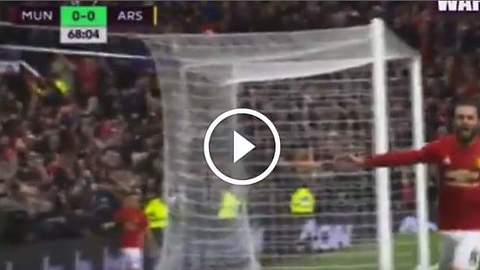 Juan Mata goal vs Arsenal 1-0