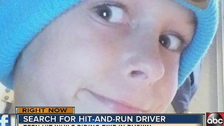 Boy on bike critically injured in hit and run